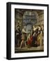 The Medici Cycle: Henri Iv Bestowing the Government of His Kingdom to Marie De Medici, 1621-25-Peter Paul Rubens-Framed Giclee Print