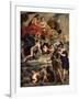 The Medici Cycle: Henri IV Receiving the Portrait of Marie de Medici 1621-25-Peter Paul Rubens-Framed Giclee Print