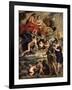 The Medici Cycle: Henri IV Receiving the Portrait of Marie de Medici 1621-25-Peter Paul Rubens-Framed Giclee Print