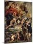 The Medici Cycle: Henri IV Receiving the Portrait of Marie de Medici 1621-25-Peter Paul Rubens-Mounted Giclee Print