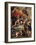 The Medici Cycle: Henri IV Receiving the Portrait of Marie de Medici 1621-25-Peter Paul Rubens-Framed Giclee Print