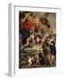 The Medici Cycle: Henri IV Receiving the Portrait of Marie de Medici 1621-25-Peter Paul Rubens-Framed Giclee Print