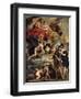 The Medici Cycle: Henri IV Receiving the Portrait of Marie de Medici 1621-25-Peter Paul Rubens-Framed Giclee Print