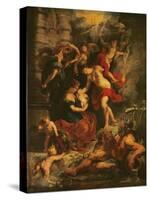 The Medici Cycle: the Birth of Marie De Medici (1573-1647) 26th April 1573, 1621-25-Peter Paul Rubens-Stretched Canvas