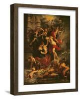 The Medici Cycle: the Birth of Marie De Medici (1573-1647) 26th April 1573, 1621-25-Peter Paul Rubens-Framed Giclee Print