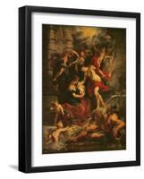 The Medici Cycle: the Birth of Marie De Medici (1573-1647) 26th April 1573, 1621-25-Peter Paul Rubens-Framed Giclee Print