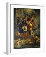 The Medici Cycle: the Birth of Marie De Medici, 1621-25-Peter Paul Rubens-Framed Giclee Print