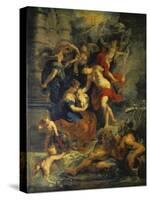 The Medici Cycle: the Birth of Marie De Medici, 1621-25-Peter Paul Rubens-Stretched Canvas