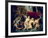 The Medici Cycle: The Disembarkation of Marie de Medici at Marseilles, 1600-Peter Paul Rubens-Framed Giclee Print