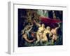 The Medici Cycle: The Disembarkation of Marie de Medici at Marseilles, 1600-Peter Paul Rubens-Framed Giclee Print