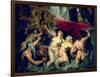 The Medici Cycle: The Disembarkation of Marie de Medici at Marseilles, 1600-Peter Paul Rubens-Framed Giclee Print