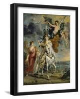 The Medici Cycle: the Triumph of Juliers, 1st September 1610, 1622-25-Peter Paul Rubens-Framed Giclee Print