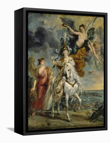 The Medici Cycle: the Triumph of Juliers, 1st September 1610, 1622-25-Peter Paul Rubens-Framed Stretched Canvas
