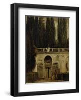 The Medici Gardens in Rome, 1650-1651-Diego Velazquez-Framed Giclee Print