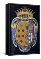 The Medici-Lorena Coat of Arms, circa 1638-null-Framed Stretched Canvas