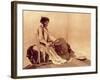 The Medicine Drum-Carl And Grace Moon-Framed Photo