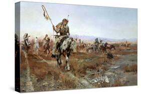 The Medicine Man-Charles Marion Russell-Stretched Canvas