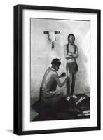 The Medicine Man-Carl And Grace Moon-Framed Art Print