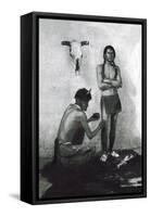 The Medicine Man-Carl And Grace Moon-Framed Stretched Canvas