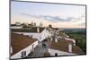 The medieval and historic village of Monsaraz at twilight. Alentejo, Portugal-Mauricio Abreu-Mounted Photographic Print