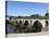 The Medieval Arched Stone Bridge across the River Lima at the Town of Ponte Da Barca, Minho, Portug-Stuart Forster-Stretched Canvas