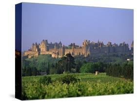 The Medieval City of Carcassonne, Aude, Languedoc-Roussillon, France, Europe-J P De Manne-Stretched Canvas