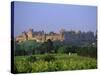 The Medieval City of Carcassonne, Aude, Languedoc-Roussillon, France, Europe-J P De Manne-Stretched Canvas