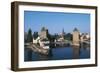 The Medieval Fortifications on River Ill-null-Framed Photographic Print
