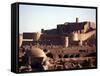 The Medieval Fortress of the 2,000 Year-Old City of Bam, Iran, September 2003-Franco Fracassi-Framed Stretched Canvas