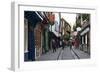 The Medieval Narrow Street of the Shambles and Little Shambles-Peter Richardson-Framed Photographic Print