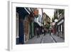 The Medieval Narrow Street of the Shambles and Little Shambles-Peter Richardson-Framed Photographic Print