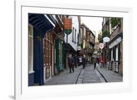 The Medieval Narrow Street of the Shambles and Little Shambles-Peter Richardson-Framed Photographic Print