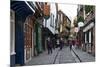 The Medieval Narrow Street of the Shambles and Little Shambles-Peter Richardson-Mounted Photographic Print