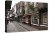 The Medieval Narrow Street of the Shambles and Little Shambles-Peter Richardson-Stretched Canvas