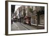 The Medieval Narrow Street of the Shambles and Little Shambles-Peter Richardson-Framed Photographic Print