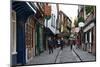 The Medieval Narrow Street of the Shambles and Little Shambles-Peter Richardson-Mounted Photographic Print