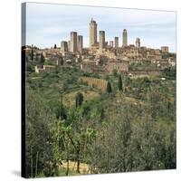 The Medieval Towers of San Gimignano in Tuscany, Italy, 13th Century-CM Dixon-Stretched Canvas