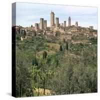 The Medieval Towers of San Gimignano in Tuscany, Italy, 13th Century-CM Dixon-Stretched Canvas