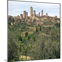 The Medieval Towers of San Gimignano in Tuscany, Italy, 13th Century-CM Dixon-Mounted Photographic Print