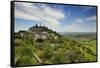 The medieval walled village of Monsaraz. Alentejo, Portugal-Mauricio Abreu-Framed Stretched Canvas