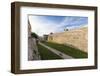 The medieval walls and fortress in the old town of Otranto, Province of Lecce, Apulia, Italy, Europ-Roberto Moiola-Framed Photographic Print