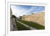 The medieval walls and fortress in the old town of Otranto, Province of Lecce, Apulia, Italy, Europ-Roberto Moiola-Framed Photographic Print