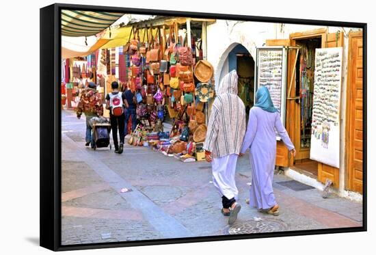 The Medina, Rabat, Morocco, North Africa, Africa-Neil Farrin-Framed Stretched Canvas