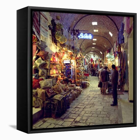 The Medina, Sousse, the Sahel, Tunisia, North Africa, Africa-Stuart Black-Framed Stretched Canvas