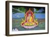 The Meditating Buddha-null-Framed Premium Giclee Print