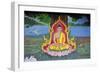 The Meditating Buddha-null-Framed Premium Giclee Print