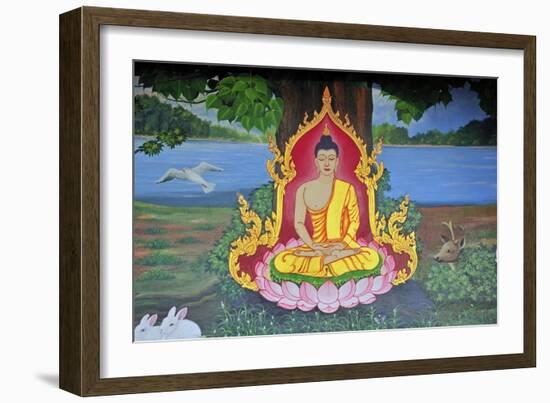 The Meditating Buddha-null-Framed Giclee Print