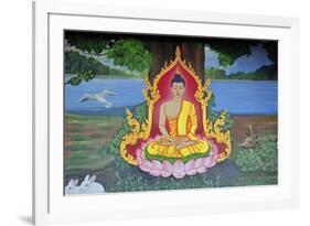 The Meditating Buddha-null-Framed Giclee Print