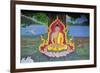 The Meditating Buddha-null-Framed Giclee Print