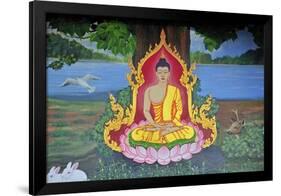The Meditating Buddha-null-Framed Giclee Print